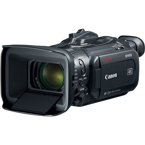 Canon XF405 UHD 4K60 Camcorder with Dual-Pixel Autofocus with Additional Accessories