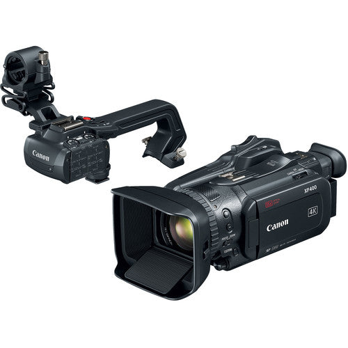 Canon XF400 4K UHD 60P Camcorder with Dual-Pixel Autofocus &amp; Arco Video Bag | XM-55 Microphone &amp; Sony MDR-7506 Headphone Bundle