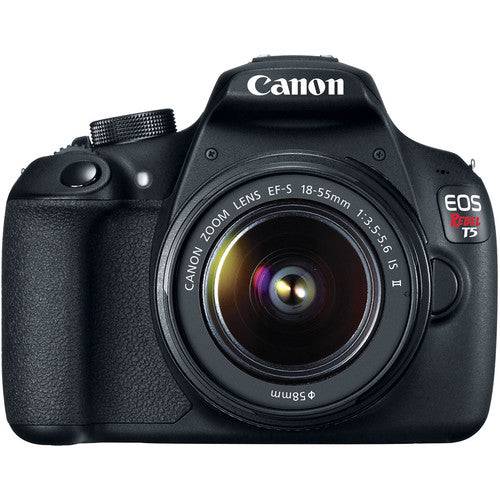 Canon EOS Rebel T5/200D/4000D DSLR Camera 18-55mm &amp; 75-300mm 4 Lens Kit + 64GB Memory Deluxe Kit