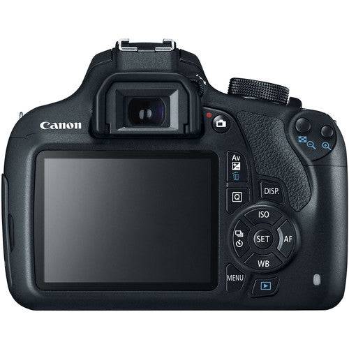 Canon EOS Rebel T5/200D/4000D DSLR Camera 18-55mm &amp; 75-300mm 4 Lens Kit + 64GB Memory Deluxe Kit