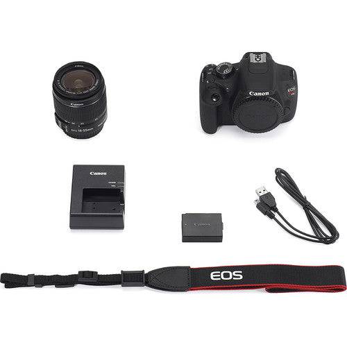 Canon EOS Rebel T5/2000D/4000D DSLR Camera with EF-S 18-55mm IS II Lens Additional Accessories