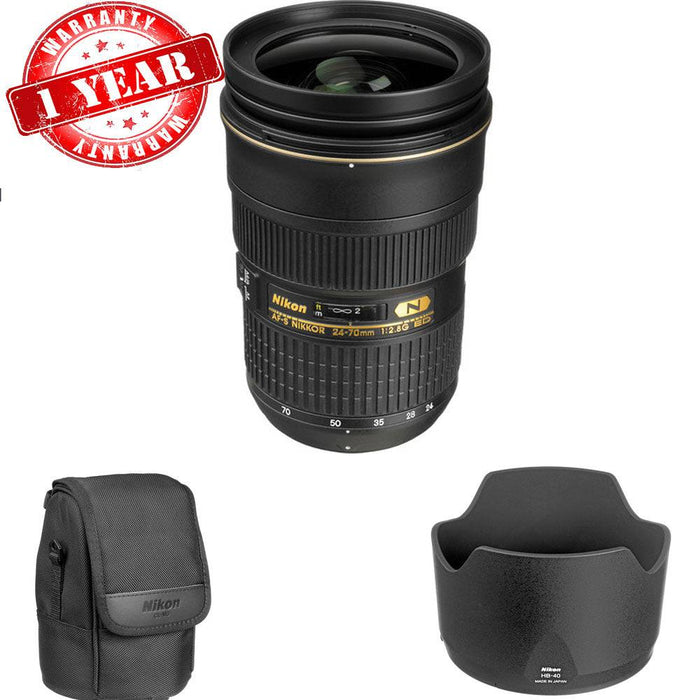 Nikon AF-S NIKKOR 24-70mm f/2.8G ED Lens USA