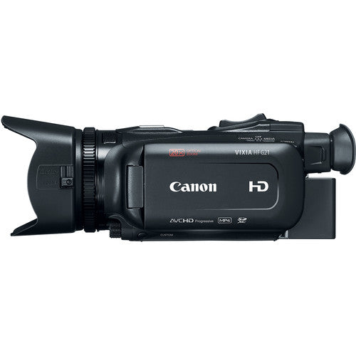 Canon VIXIA HF G21/G50 Full HD Camcorder with Tripod | Case & Microphone Kit