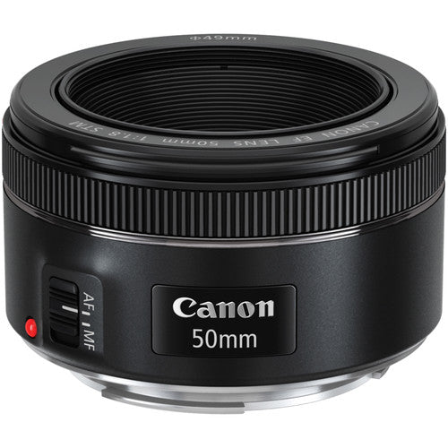 Canon EF 50mm f/1.8 STM Lens with UV, CPL, FLD + Close up kit + Tulip Hood + Collapsible Hood+ Lens Pen &amp; Blower + Lens Cap + Starter kit