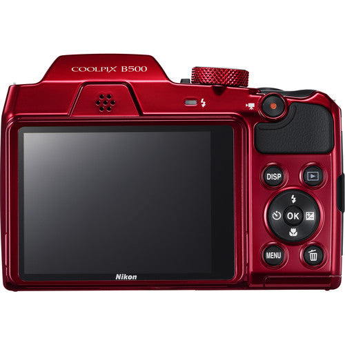 Nikon COOLPIX B500 Digital Camera (Red)