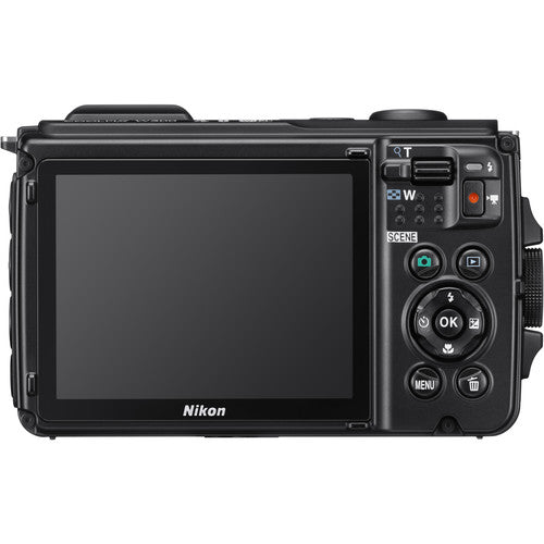 Nikon COOLPIX W300 Digital Camera (Black) with 16GB Memory &amp; Flash Deluxe Accessory Bundle