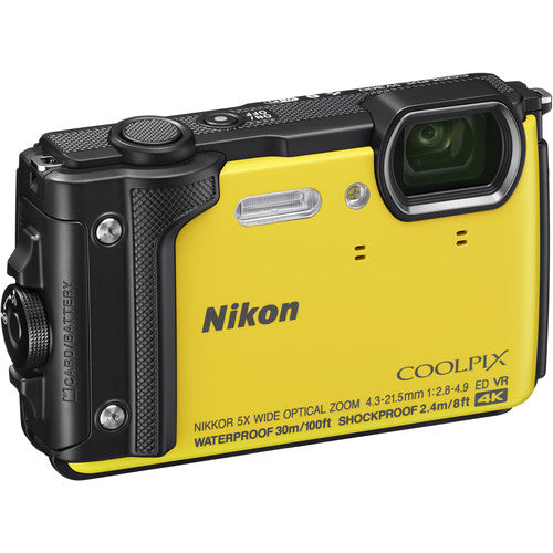 Nikon COOLPIX W300 Digital Camera (Yellow/Mix Colors) with 2x 16GB Memory Cards Floating Strap Starter Kit