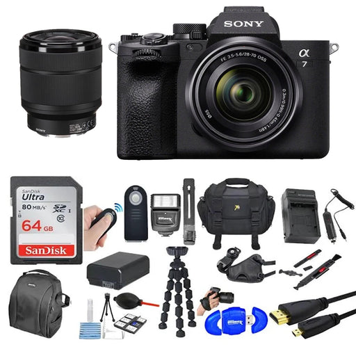 Sony a7 IV Mirrorless Camera with 28-70mm Lens Starter Kit