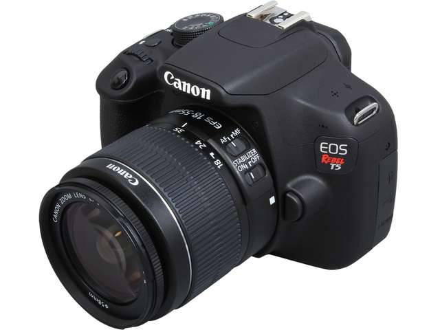 Canon EOS Rebel T5/2000D/4000D DSLR Camera with EF-S 18-55mm IS II Lens