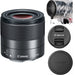 Canon EF-M 32mm f/1.4 STM Lens (2439C002) with OP/TECH USA 8&quot; Small Rain Sleeve (Pack of 2) Kit