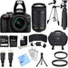 Nikon D3400/D3500 DSLR Camera with 18-55mm and 70-300mm Lenses Dual Lens 32GB Bundle