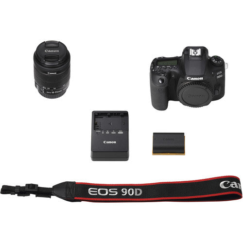 Canon EOS 90D DSLR Camera with 18-55mm Lens