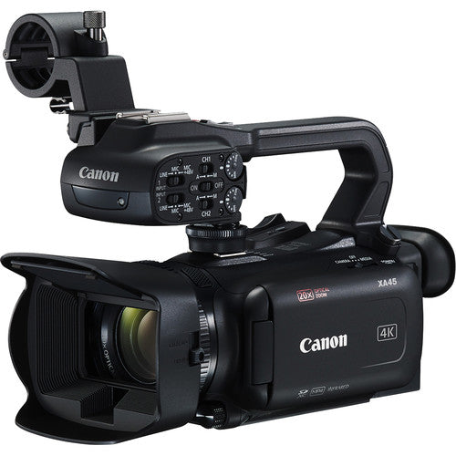 Canon XA45 Professional UHD 4K Camcorder with Shotgun Microphone | 2X Spare Batteries | 2x 16GB MCs &amp; More