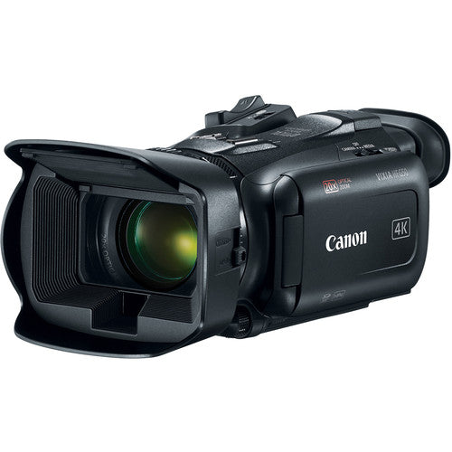 Canon Vixia HF G50 UHD 4K Camcorder (Black) with Deluxe Bundle -SanDisk Extreme 64GB SDXC Memory Card + 2X Replacement Batteries + More