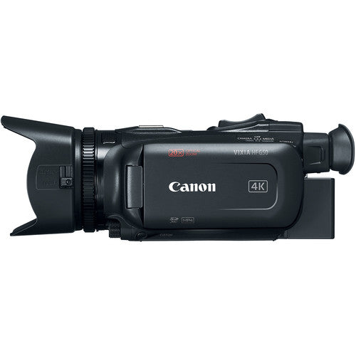 Canon Vixia HF G50 UHD 4K Camcorder (Black) with Deluxe Bundle -SanDisk Extreme 64GB SDXC Memory Card + 2X Replacement Batteries + More