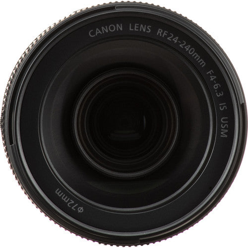 Canon RF 24-240mm f/4-6.3 IS USM Lens with 2x 32GB MCs | Filter kit | Canon Case &amp; Lens Rain Protection