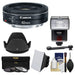 Canon 40mm f/2.8 EF STM Lens Flash Kit W/ Light Diffuser &amp; More