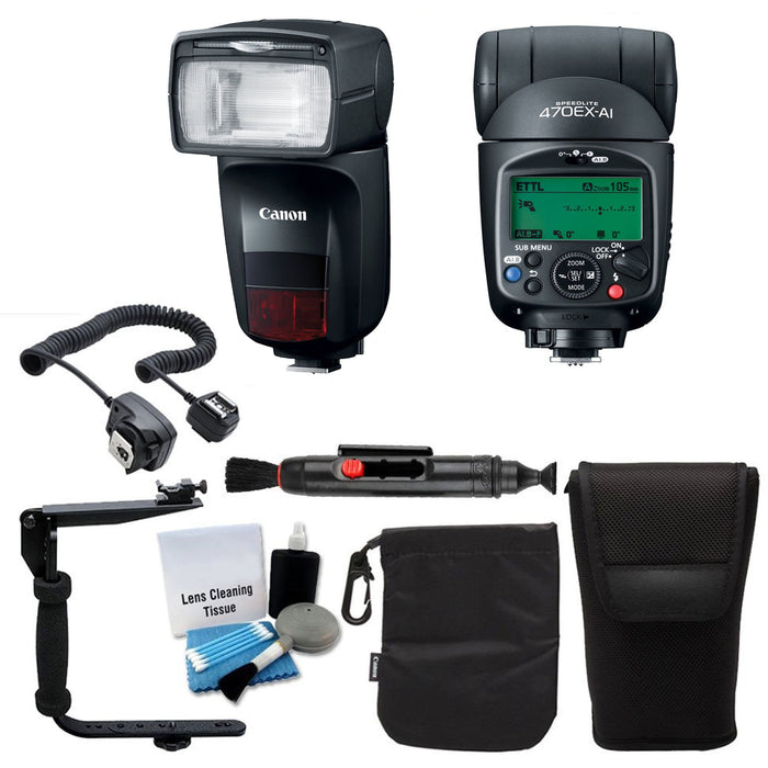 Canon Speedlite 470EX-AI with Ultimate Bundle