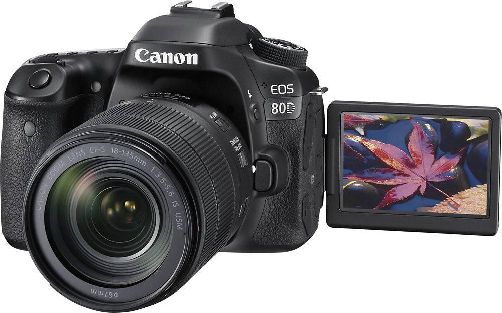 Canon EOS 80D DSLR Camera with 18-135mm Lens