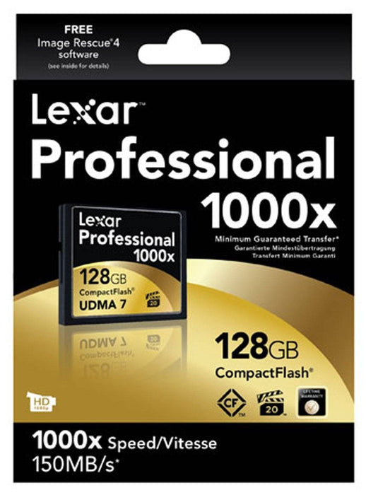 Lexar 128GB Professional 1066x CompactFlash Memory Card (UDMA 7)