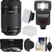 Canon EF-S 55-250mm f/4-5.6 IS STM Lens Zoom Lens with Flash 3 Filters Diffusers Hood Kit