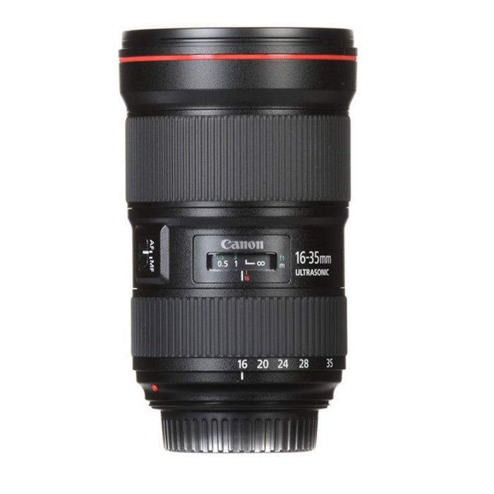 Canon EF 16-35mm f/2.8L III USM Lens with 2x Sandisk 64GB Memory Cards | Case | Tripod & More