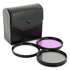 NJA 58mm Professional High Resolution Three Piece Filter Kit