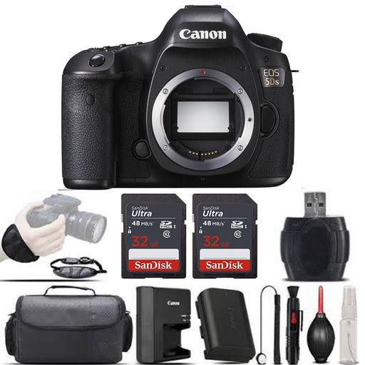 Canon EOS 5DS DSLR 50.6MP Full-Frame CMOS Sensor Camera - 64GB Kit Bundle