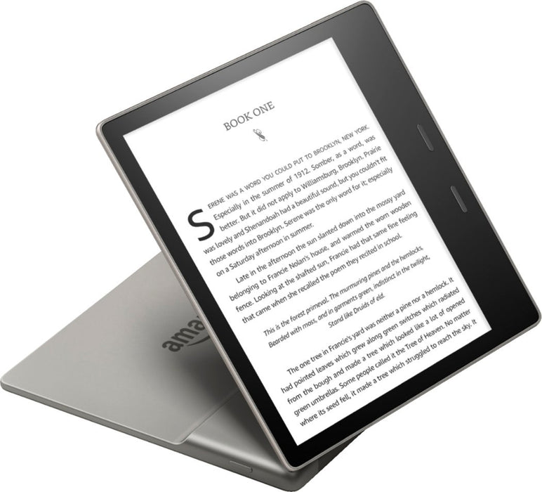 Amazon - Kindle Oasis E-Reader (2019) - 7" - 8GB - now with adjustable warm light - 2019 - Graphite - NJ Accessory/Buy Direct & Save