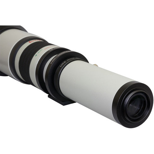 Opteka 650-1300mm f/8 HD Telephoto Zoom Lens