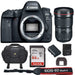 Canon Eos 6D Mark II 26.2MP Full-Frame DSLR Camera with EF 16-35mm f/2.8L III USM Lens &amp; Sandisk 64GB Starter Bundle