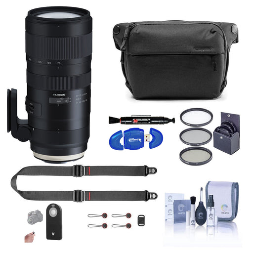 Tamron SP 70-200mm f/2.8 Di VC USD G2 Lens for Canon EF With Bag Starter Kit