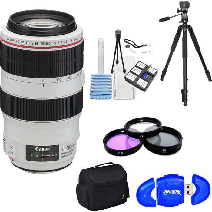 Canon EF 70-300mm f/4-5.6L is USM Telephoto Zoom Lens Exclusive Pro Kit