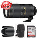 Nikon AF-S NIKKOR 80-400mm f/4.5-5.6G ED VR Lens w/ Sandisk 64GB Memory Card