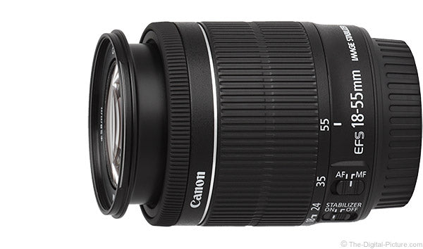 Canon EF-S 18-55mm f/3.5-5.6 IS II Lens (White Box) +Essential Accessory SL1 T5i T5 T4i T3i T3 60D 70D T2i T1i Xsi XS DSLR Cameras