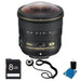 Nikon AF-S Fisheye NIKKOR 8-15mm f/3.5-4.5E ED Lens Basic Bundle