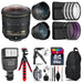 Nikon AF-S Fisheye NIKKOR 8-15mm f/3.5-4.5E ED Lens Professional Bundle