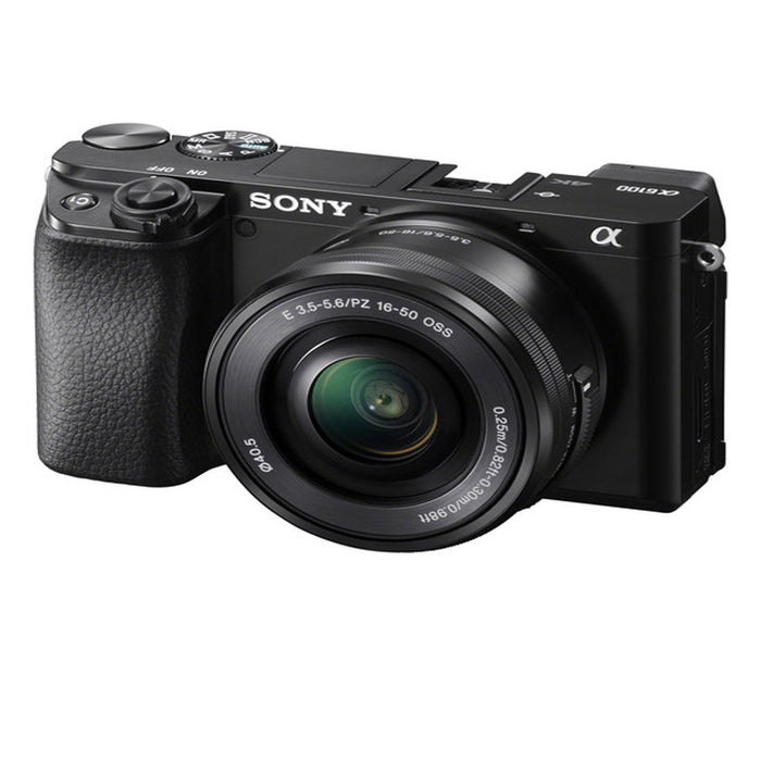 Sony Alpha a6100 Mirrorless Digital Camera with 16-50mm 16GB Kit