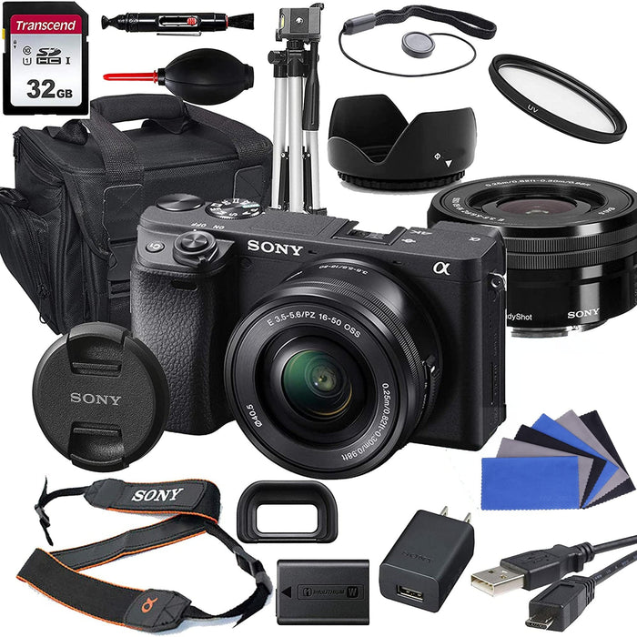 Sony Alpha a6600 Mirrorless Digital Camera W/16-50MM Lens &amp; More