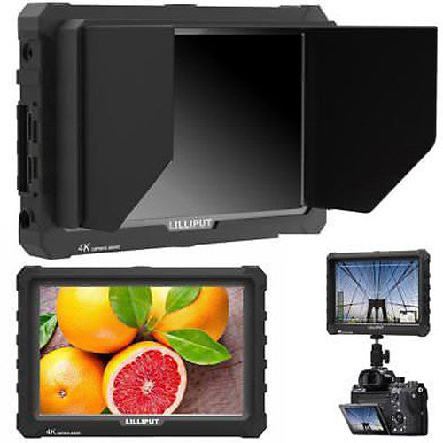 Lilliput A7S 7&quot; Full HD Monitor with 4K Support (Black Case)