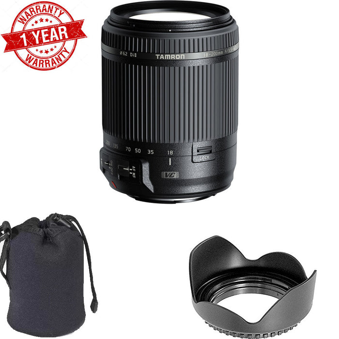 Tamron 18-200mm f/3.5-6.3 Di II VC Lens for Nikon F