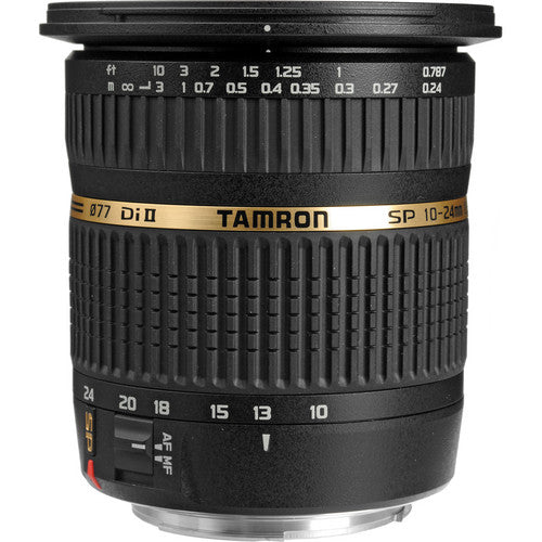 Tamron SP AF 10-24mm f / 3.5-4.5 DI II Zoom Lens For Canon DSLR Cameras