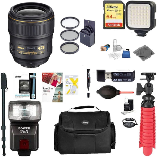 Nikon AF-S NIKKOR 35mm f/1.4G Lens Starter Kit