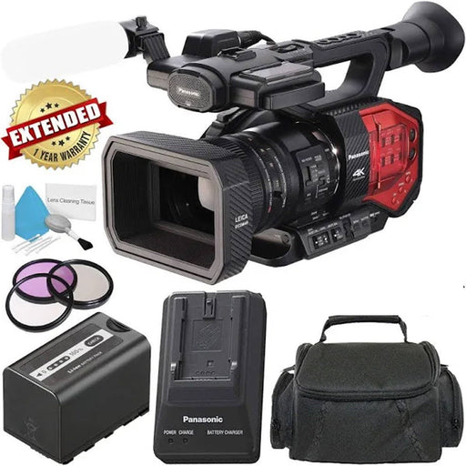 Panasonic AG-DVX200 4K Handheld Camcorder W/ Zoom Lens - Bundle