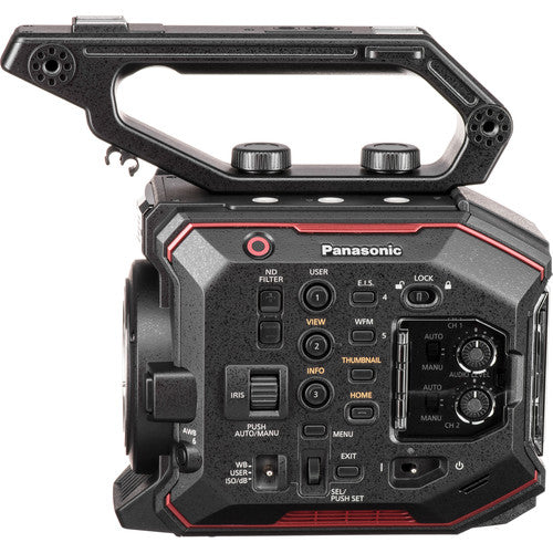 Panasonic AU-EVA1 Compact 5.7K Super 35mm Cinema Camera with Sandisk 256GB Memory Card Essential Package