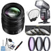 Panasonic Lumix G X Vario 12-35mm f/2.8 II ASPH. POWER O.I.S. Lens 58mm Close Up Bundle