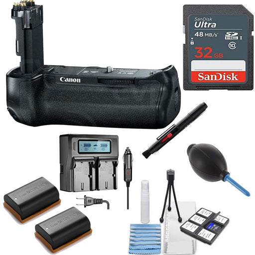 Canon BG-E16 Battery Grip for EOS 7D Mark II with 32GB Starter Kit