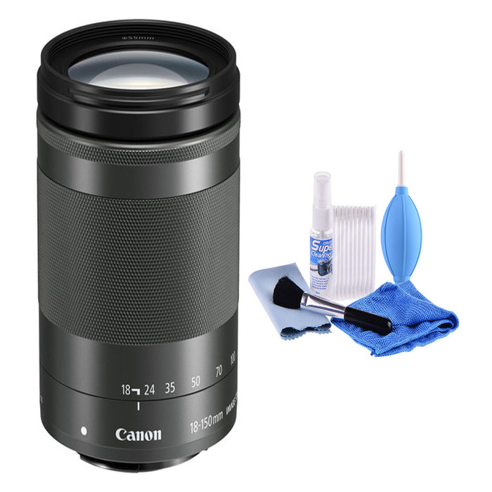 Canon EF-M 18-150mm f/3.5-6.3 IS STM Lens - with CLEANING KIT