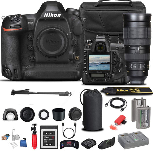 Nikon D6 DSLR Camera (Body Only) Nikon 200-500mm Lens With XQD Card &amp; more