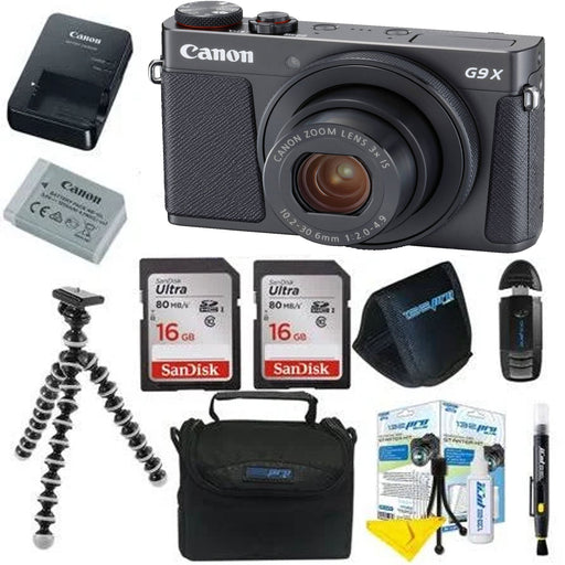 Canon PowerShot G9 X MARK II Digital Camera Bundle Pro 2X 16GB